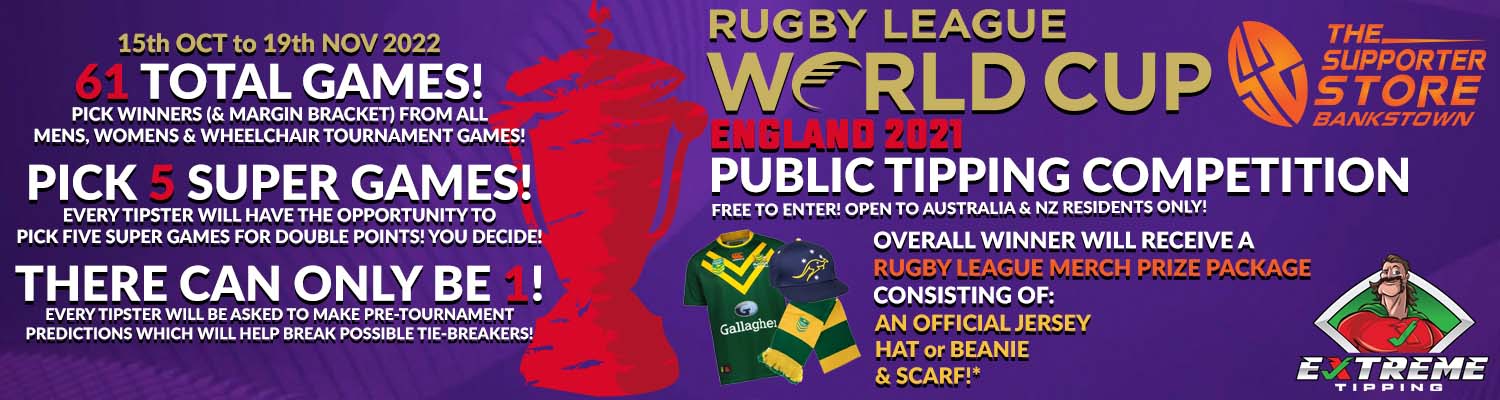 Rugby League World Cup Banner